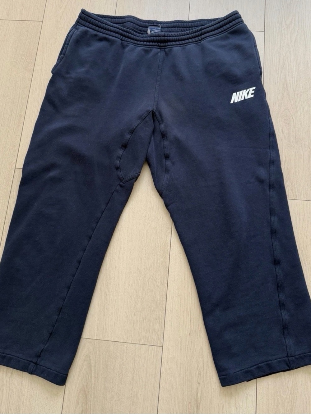 Nike Black Sweatpants with White Logo